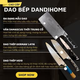 Thumbnail Dao nhà bếp thái đa năng DandiHome cao cấp (SẢN PHẨM LẺ) 2