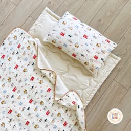 Thumbnail Bộ chăn gối cho bé đi học PETIT BEBE 3 món Tấm lót 70x120cm | Gối nằm 30x50cm | Chăn hè 100x120cm 4