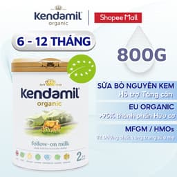 Thumbnail Sữa Công Thức Hữu Cơ Kendamil Organic chứa HMOs Số 2 (800g) - Sữa Bột Nguyên Kem dinh dưỡng tối ưu 1