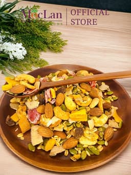 Thumbnail Granola Siêu Hạt Mộc Lan Healthy Foods - 5 loại hạt ngũ cốc và trái cây sấy nướng Mật ong -250G,500G 2