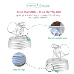 Thumbnail Cổ Nối Phễu Maymom Myfit Loại Cổ Rộng, Tương Thích Phễu Hút Sữa Spectra, Pumpin, Lacteck, Mini Pum, Pumpa, Silicon 3
