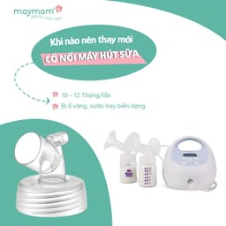 Thumbnail Cổ Nối Phễu Maymom Myfit Loại Cổ Rộng, Tương Thích Phễu Hút Sữa Spectra, Pumpin, Lacteck, Mini Pum, Pumpa, Silicon 2
