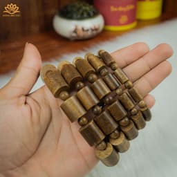 Thumbnail Vòng tay trầm hương Trụ trúc Tóc vườn Xưởng Mộc Việt size 8/10/12/14/16mm mang bình an may mắn 2
