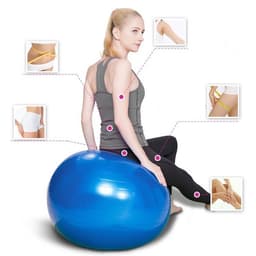 Thumbnail KHÔNG KÈM BƠM BG Bóng Tập Yoga Nhiều Màu Cao Cấp TÍM-XANH-HỒNG-XÁM 3