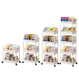 Thumbnail BG - Kệ Tiện Lợi 3521,Xe Đẩy Spa YTC Để Đồ Đa Năng, bánh xe không có khóa 2