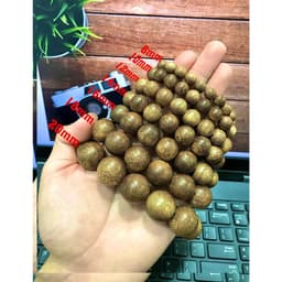 Thumbnail Vòng tay trầm hương Tròn đơn Tóc vườn Xưởng Mộc Việt size 8/10/12/14/16/18mm mang bình an may mắn 2