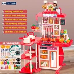 Thumbnail Đồ chơi nấu ăn, nhà bếp cho bé trai và bé gái BBT GLOBAL chính hãng hàng loại 1 cao cấp 2
