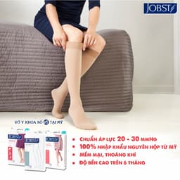 Thumbnail Vớ Y Khoa Siêu Mỏng JOBST UltraSheer - Vớ Đùi, Màu Da, Hở Ngón, Áp Lực 20-30mmHg, 2 Chiếc (Tất Y Khoa) 4
