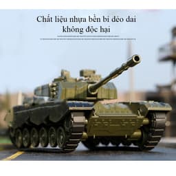 Thumbnail Đồ chơi mô hình xe tăng KAVY tỷ lệ 1:32 nhựa nguyên sinh quay 360 độ bánh xích cao su 2
