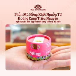 Thumbnail Phấn Má Phấn Nụ Hoàng Cung màu hồng/ màu cam 25g 2