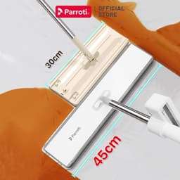 Thumbnail Cây Lau Nhà Tự Vắt, Bàn Lau Xoay 360 Độ, Có Tích Hợp Gạt Nước, Cây Lau Trợ Lực Parroti Magic - MG03 4