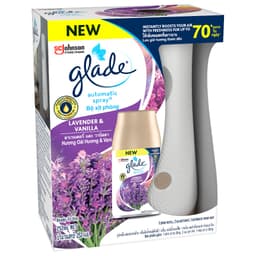 Thumbnail GLADE Bộ Máy & Lõi Xịt Thơm Phòng Tự Động Hương Lavender 252ml 1