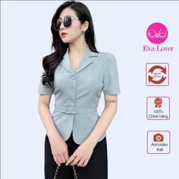 Thumbnail Áo Peplum Evalover Công Sở kèm belt 1