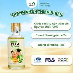 Thumbnail Tinh dầu tràm Mệ Đoan nguyên chất giữ ấm phòng cảm lạnh xua đuổi côn trùng 100ml 2