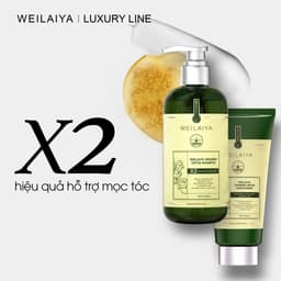 Thumbnail Bộ Gội Xả Gừng Xanh Detox Hỗ Trợ Mọc Tóc & Ngăn Lão Hóa Da Đầu (Gội 420ml; Xả 200ml) 3