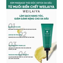 Thumbnail Kem massage Detox Da Đầu Weilaiya 100g - Sử dụng trước khi gội 3