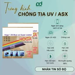 Thumbnail Tròng kính cận loạn có độ ANDU EYEWEAR mắt kính chống ánh sáng xanh, đổi màu đi nắng chống tia UV400 3