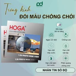 Thumbnail Tròng kính cận loạn có độ ANDU EYEWEAR mắt kính chống ánh sáng xanh, đổi màu đi nắng chống tia UV400 4