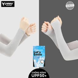 Thumbnail Găng Tay Chống Nắng UV UPF50 Yasu Xỏ Ngón, Không Xỏ Ngón vải ice cool mát thoáng khi co giãn 4 chiều ( 1 cặp ) 4