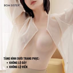 Thumbnail Cặp dán nhũ silicon màu da, dán nhiệt tự thân, dán nhũ có keo,dùng nhiều lần BOM Sister D883 - D885 3