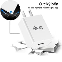 Thumbnail Củ Sạc Nhanh 2A Tiêu Chuẩn Châu ÂU 5V-2A Bagi CE-M52/5V-2A 3