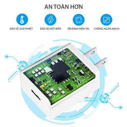 Thumbnail Củ Sạc Nhanh 2A Tiêu Chuẩn Châu ÂU 5V-2A Bagi CE-M52/5V-2A 4