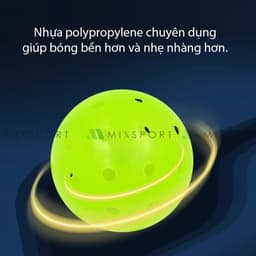 Thumbnail Bóng Pickleball Mixsport Set 6 Quả Đường Kính 74mm Dùng Để Tập Luyện Và Thi Đấu Trong Nhà Ngoài Trời 3