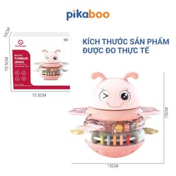 Thumbnail Đồ chơi lật đật Pikaboo, các kiểu hình xinh xắn, tích hợp 3 in 1, âm thanh vui nhộn, có gặm nướu 3