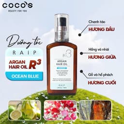 Thumbnail Tinh dầu dưỡng tóc Raip Argan Hair Oil R3 100ml 3