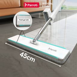 Thumbnail Cây Lau Nhà Tự Vắt, Bàn Lau Xoay 360 Độ, Có Tích Hợp Gạt Nước, Cây Lau Trợ Lực Parroti Magic - MG03 2