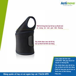 Thumbnail Băng Quấn Cổ Tay Có Xỏ Ngón Tay Cái 75626-SPO, Màu Đen [Actimove] - Nhập Khẩu Chính Hãng Châu Âu (1 Cái) 4