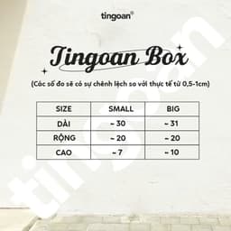 Thumbnail TINGOAN® - PHỤ KIỆN TÚI GIẤY BÌA MỀM BẠC TINGOAN QUAI ĐÍNH KEO 4