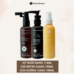 Thumbnail Combo xịt bưởi sữa dưỡng tóc tiện lợi vyvy haircare V 215ml 4