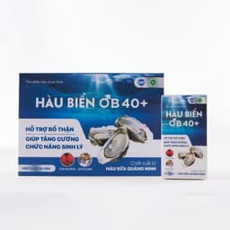 Thumbnail Tinh Chất Hàu Biển OB 40+ Tăng Cường Sinh Lý Nam Giới, Bổ Thận Tráng Dương (Bộ 2 Hộp x 30 Viên) 2