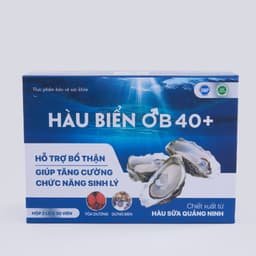 Thumbnail Tinh Chất Hàu Biển OB 40+ Tăng Cường Sinh Lý Nam Giới, Bổ Thận Tráng Dương (Bộ 2 Hộp x 30 Viên) 4