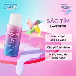 Thumbnail Combo 2 Sữa chống nắng nâng tông cho da tối màu,da vàng Sunplay Skin Aqua Tone Up UV Milk Lavender SPF50+ PA++++50g 2
