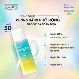 Thumbnail Combo 2 Sữa chống nắng nâng tông cho da khuyết điểm Sunplay Skin Aqua Tone Up UV Milk Mint Green SPF50+ PA++++ 50g 1
