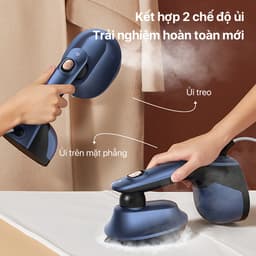 Thumbnail Bàn ủi hơi nước Deerma HS300 đa năng ủi khô và ủi hơi nước 2in1 kiểm soát gia nhiệt thông minh - Bảo hành 12 tháng 3