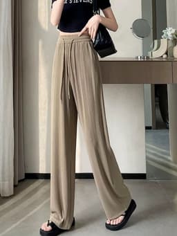 Thumbnail Quần nữ ống rộng ＬＯＺΛ chất liệu thun tăm 4 mùa - LQ084213 3