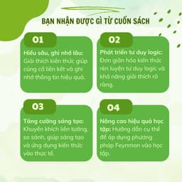 Thumbnail Sách - Phương Pháp Học Tập Feynman- 5 Bước Giúp Bạn Học Nhanh Nhớ Lâu Tiến Bộ Vượt Bậc - Ymate Books 3