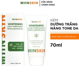 Thumbnail Kem dưỡng trắng nâng tone làm đều màu da MIINSKIN Whitening Glowy Toning Cream 70ml 1