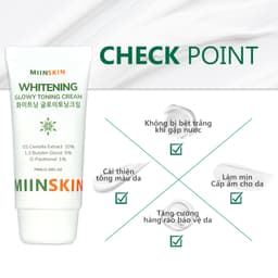 Thumbnail Kem dưỡng trắng nâng tone làm đều màu da MIINSKIN Whitening Glowy Toning Cream 70ml 4
