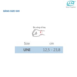 Thumbnail Băng Cổ Tay G05 [United Medicare] [1 Cái]. Tiêu Chuẩn Châu Âu 3