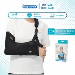 Thumbnail Đai Treo Tay Dạng Túi Lưới Đen Hỗ Trợ Cho Tay Bị Bó Bột C09 [United Medicare]. Tiêu Chuẩn Châu Âu 1