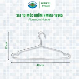 Thumbnail Móc Nhôm Treo Quần Áo Ohiama Aluminum Hanger HMMA -16145 Set 10 cái - Mắc Phơi Đồ Đa Năng 3