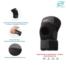 Thumbnail Bó Gối Đai Dán Có Nẹp Neoprene - Compact UM F16 [United Medicare] [1 Cái]. Tiêu Chuẩn Châu Âu 3