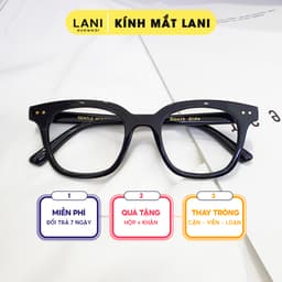 Thumbnail Gọng kính cận nam nữ LANI thời trang vuông chữ V 3331 lắp mắt cận có độ theo yêu cầu 1