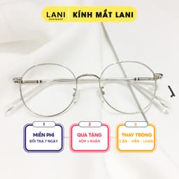 Thumbnail Gọng kính cận LANI kim loại tròn cho mặt nhỏ màu sắc nhẹ nhàng 29120 - dành cho mặt nhỏ 1