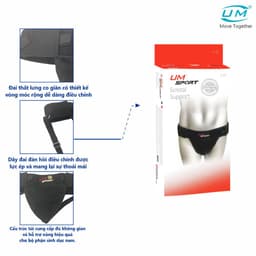 Thumbnail Đai Thoát Vị Bẹn Kèm Túi Nâng Bìu Riêng Biệt UM J17 [United Medicare]. Tiêu Chuẩn Châu Âu 2