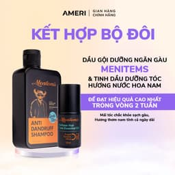Thumbnail Dầu gội hỗ trợ ngăn gàu Menitems, dầu gội đầu giúp giảm ngứa, hết nhờn, kích thích mọc tóc lưu hương nước hoa cấp 4